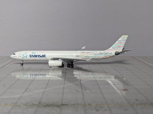 1:400 AEROCLASSICS AIR TRANSAT A330-300 C-GKTS "HANGAR CLUB 120PC"