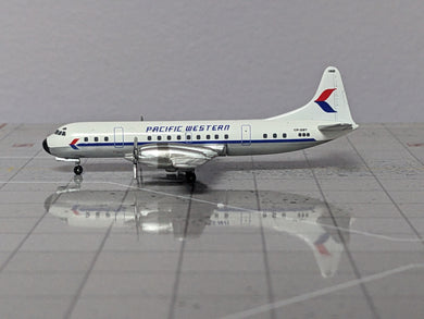 1:400 AEROCLASSICS PACIFIC WESTERN L-188 CF-ZST