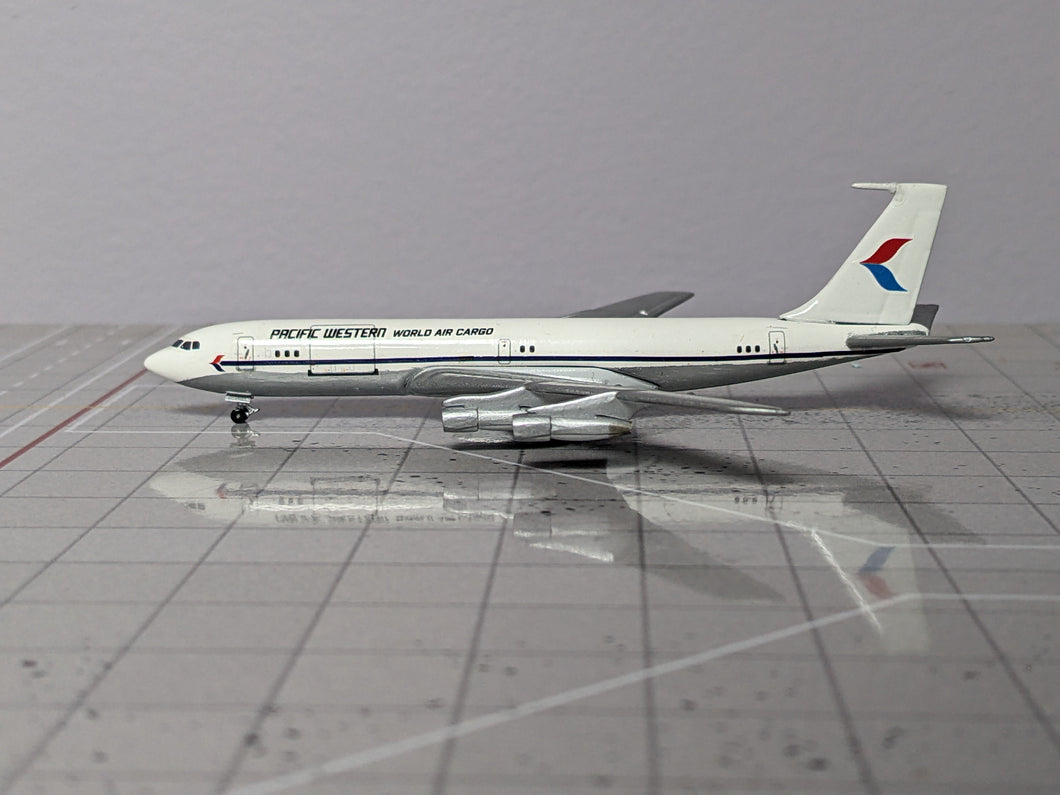 1:400 AEROCLASSICS CUSTOM PACIFIC WESTERN B707-300 CARGO