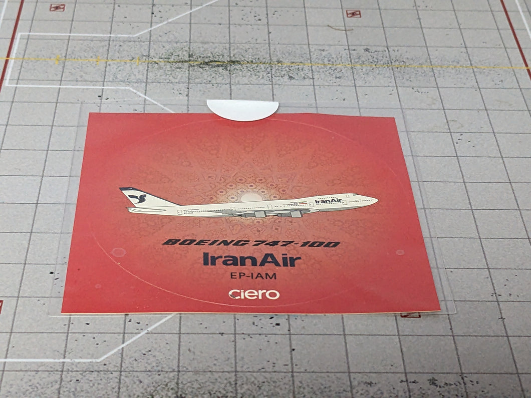 IRAN AIR CICERO STICKER