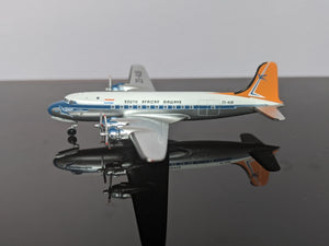 1:400 AEROCLASSICS SOUTH AFRICAN DC-4 ZS-AUB