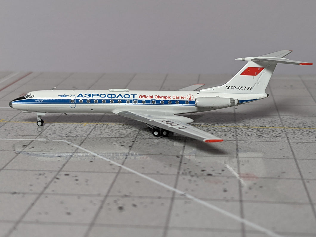 1:400 PANDA AEROFLOT TU-134 CCCP-65769 