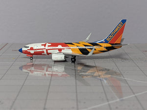 1:400 NG Southwest Airlines	B737-700/w N214WN Maryland One Canyon Blue,  blue nose