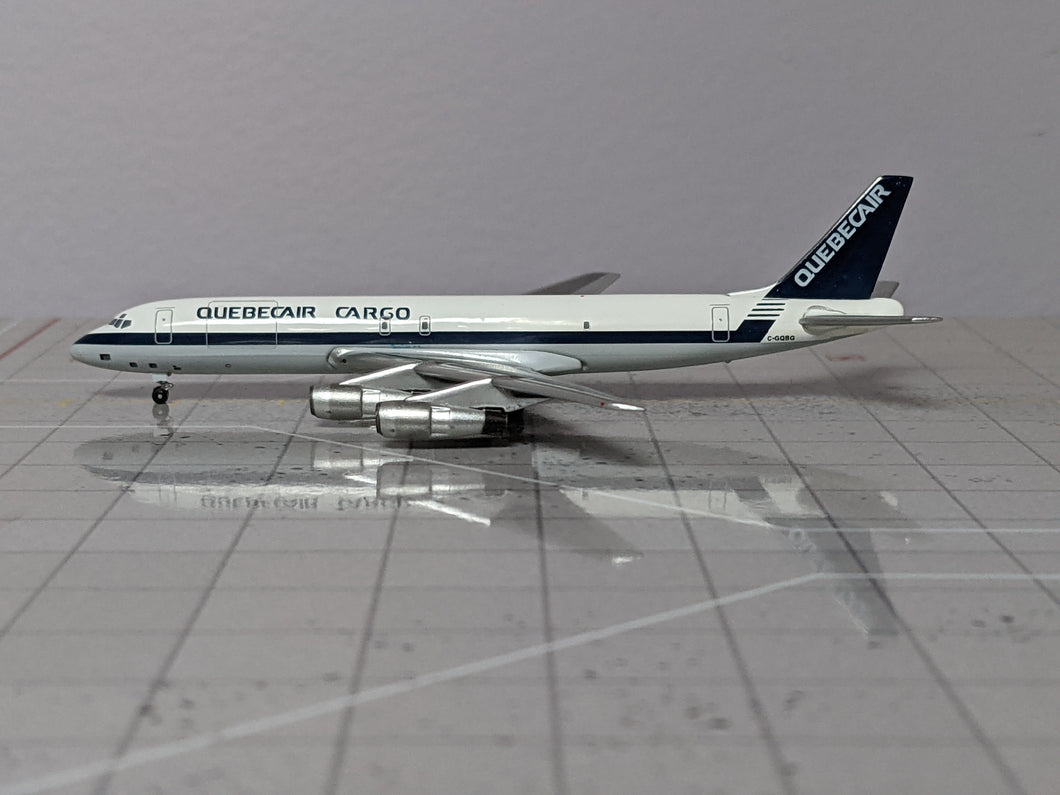 1:400 AEROCLASSICS QUEBECAIR CARGO DC-8-54 C-GQBG