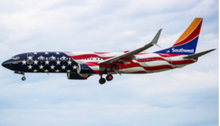 Load image into Gallery viewer, 1:400 NG MODELS SOUTHWEST B737-800 N500WR &quot;FREEDOM ONE&quot; USA FLAG