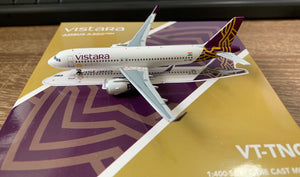 1:400 PANDA VISTARA A320neo VT-TNC